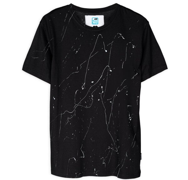 Gary Mash Shirt White Splashes aus Modal®-Mix Schwarz von Gary Mash