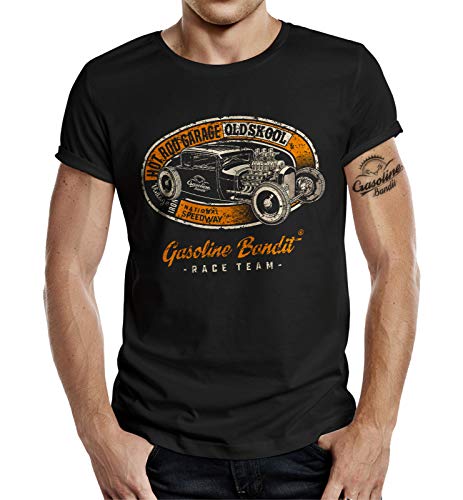 Classic T-Shirt: Hot Rod Garage Old Skool 3XL von Gasoline Bandit