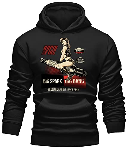 Gasoline Bandit Biker Racer Kapuzen-Hoodie - Big Spark Big Bang von Gasoline Bandit