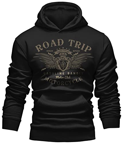 Gasoline Bandit Biker Racer Kapuzen-Hoodie - Road Trip von Gasoline Bandit