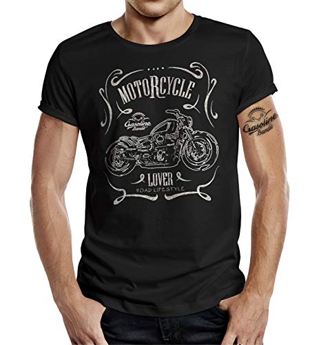 Gasoline Bandit Biker Racer T-Shirt Design: Motorcycle Lover L von Gasoline Bandit