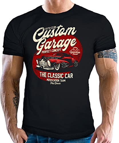 Gasoline Bandit Original Biker Racer T-Shirt: Custom Garage 2XL von Gasoline Bandit