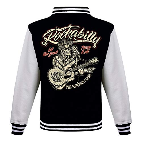 Gasoline Bandit Rockabilly Baseball College Jacke - Let The Good Times Roll 3XL von Gasoline Bandit