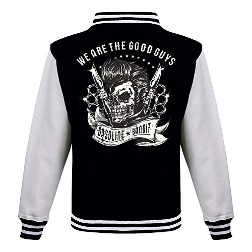 Gasoline Bandit Rockabilly Baseball College Jacke - We Are The Good Guys L von Gasoline Bandit