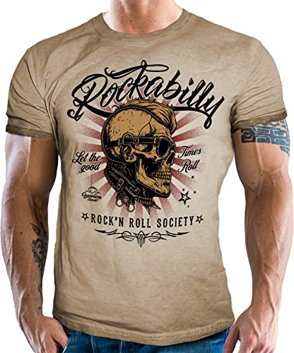 Gasoline Bandit Rockabilly T-Shirt: Rock'n Roll Society von Gasoline Bandit