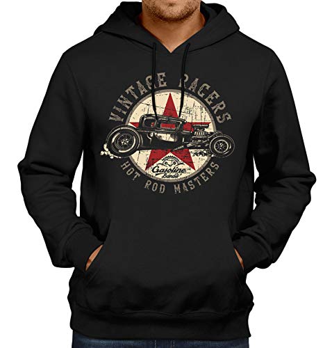 Gasoline Bandit US Hot Rod Hoodie: Vintage Racer Kapuzenpullover 3XL von Gasoline Bandit