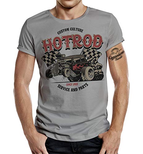 Hot Rod Racing T-Shirt: Custom Culture XL von Gasoline Bandit