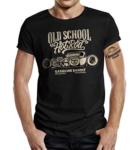 Rockabilly T-Shirt - Hot Rod Old School 2XL von Gasoline Bandit