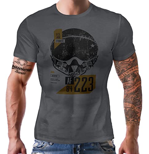 T-Shirt für den US-Army Fan: USAF US-Air-Force von Gasoline Bandit