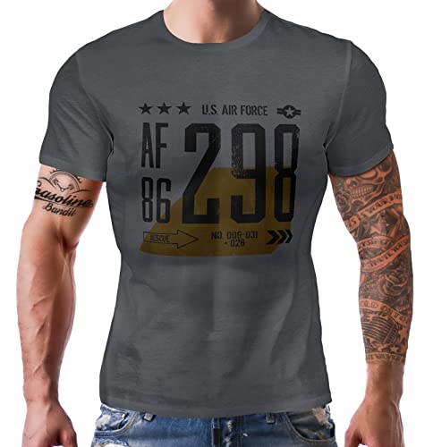 T-Shirt für den US-Army Fan: USAF US-Air-Force von Gasoline Bandit