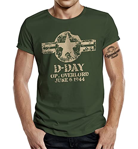 US-Army Vintage T-Shirt D-Day Operation Overlord 2XL von Gasoline Bandit