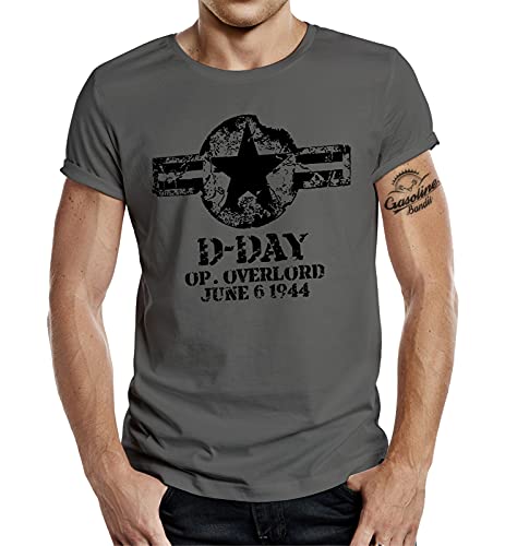 US-Army Vintage T-Shirt D-Day Operation Overlord 2XL von Gasoline Bandit