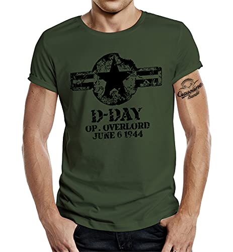 US-Army Vintage T-Shirt D-Day Operation Overlord XL von Gasoline Bandit