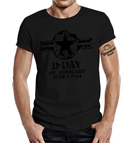 US-Army Vintage T-Shirt D-Day Operation Overlord XL von Gasoline Bandit