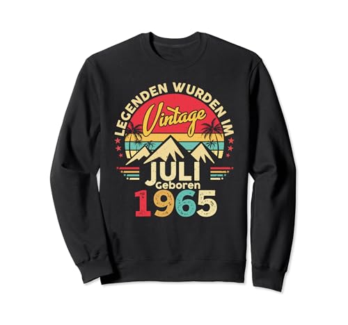 Juli 1965 Men Women 59th Birthday Limited Edition 59 Sweatshirt von Geburtstag Geschenke Männer Frauen Limited Edition