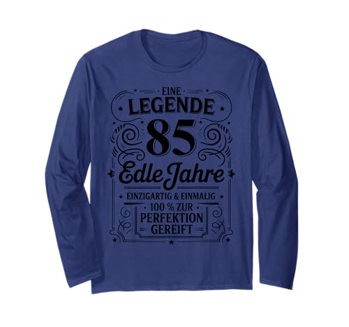 Eine Legende 85 Jahre Geburtstag Vintage Jahrgang Männer Langarmshirt Eine Legende 85 Jahre Geburtstag Vintage Jahrgang Männer Langarmshirt von Geburtstag Vintage Retro Legende Jahrgang Outfit