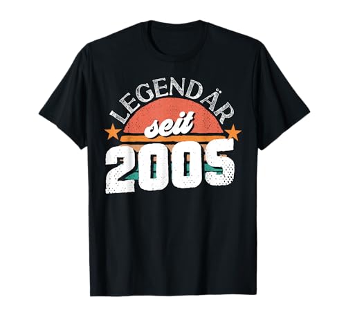 19. Geburtstag Junge Mädchen 19 Jahre 2005 Lustig Geschenk T-Shirt von Geburtstagsgeschenk Damen Herren 2005 Geschenkidee