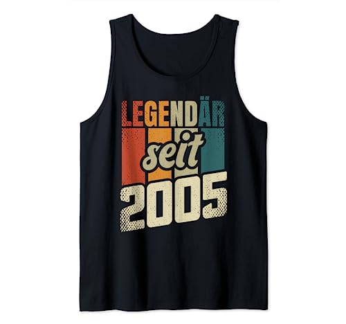 19. Geburtstag Junge Mädchen 19 Jahre 2005 Lustig Geschenk Tank Top von Geburtstagsgeschenk Damen Herren 2005 Geschenkidee