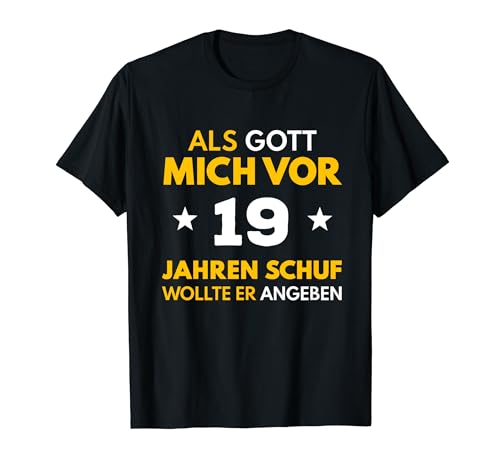 19. Geburtstag Junge Mädchen 19 Jahre 2005 Lustig Geschenk T-Shirt von Geburtstagsgeschenk Damen Herren 2005 Geschenkidee