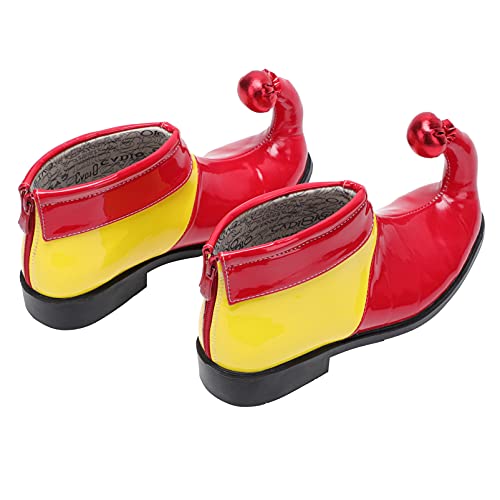 1 Paar Clown Lustige Schuhe Dekorative Clownstiefel Zubehör Für Erwachsene Elfen Elfenstiefel Gnom Kostüm Elf Film Schuhe Halloween-Schuhe Elf Schuhe Gummi Schuhschutz Damen von Generic