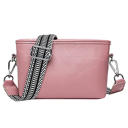 2023 Frauen Vintage Schultergurt einzelne Umhängetasche Umhängetasche kleine quadratische Tasche Angler Geschenke Für Männer Taschen (Pink, One Size) von Generic