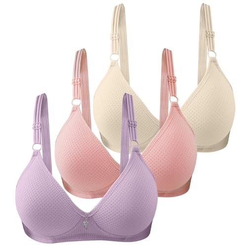 2024 3er Pack Sport Bh Damen GroßE BrüSte Ohne BüGel Push Up Frontverschluss-BH Einfarbig Sexy Bustier Bra Bralette Gepolstert Sport Atmungsaktiv BH für Fitness Yoga Alltag Lauf Joggen 2024 3er Pack Sport Bh Damen GroßE BrüSte Ohne BüGel Push Up Frontverschluss-BH Einfarbig Sexy Bustier Bra Bralette Gepolstert Sport Atmungsaktiv BH für Fitness Yoga Alltag Lauf Joggen von Generic