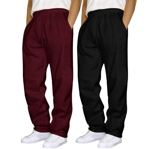 2er-Pack Jogginghose Herren Baggy Sweatpants Sporthose Herren Lang Elastische Taille Freizeithose Trainingshose, Sport Hosen Männer Sweatpants Jogger Laufhose Mit Taschen 2er-Pack Jogginghose Herren Baggy Sweatpants Sporthose Herren Lang Elastische Taille Freizeithose Trainingshose, Sport Hosen Männer Sweatpants Jogger Laufhose Mit Taschen von Generic