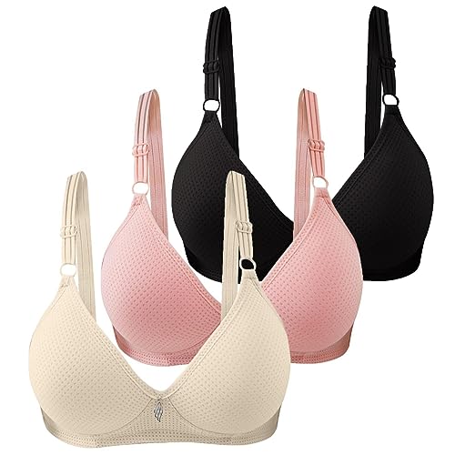 3er Pack BHS Damen Ohne Bügel Push Up BH Set Frauen Sexy Bustier Crop Top Sport-BHS Trainings-BH mit verstellbarem für Alltag Yoga Fitness Sport Outdoor 3er Pack BHS Damen Ohne Bügel Push Up BH Set Frauen Sexy Bustier Crop Top Sport-BHS Trainings-BH mit verstellbarem für Alltag Yoga Fitness Sport Outdoor von Generic
