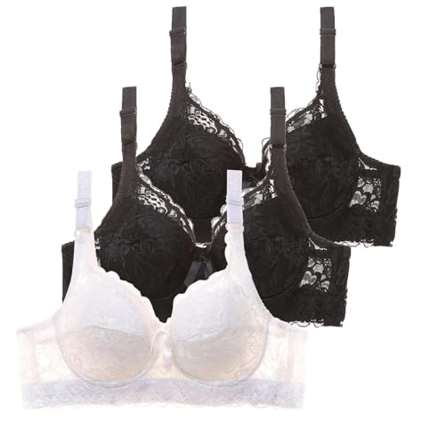 3er Pack BHS Damen mit Bügel Push Up BH Set Frauen Sexy Bustier Crop Top Sport-BHS Trainings-BH mit verstellbarem für Alltag Yoga Fitness Sport Outdoor Der Bequeme, Flexible Damen BH 3er Pack BHS Damen mit Bügel Push Up BH Set Frauen Sexy Bustier Crop Top Sport-BHS Trainings-BH mit verstellbarem für Alltag Yoga Fitness Sport Outdoor Der Bequeme, Flexible Damen BH von Generic
