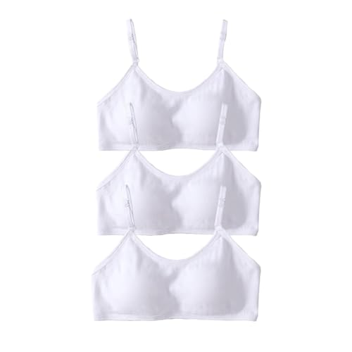 3er-Pack Mädchen-BHS Für Teenager Baumwolle Weiche Unterwäsche Gepolsterte Abnehmbare Pads Push-Up Für 10-16 Jahre 3er-Pack Mädchen-BHS Für Teenager Baumwolle Weiche Unterwäsche Gepolsterte Abnehmbare Pads Push-Up Für 10-16 Jahre von Generic