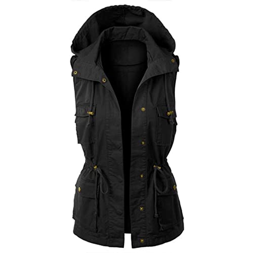 Ärmellose Jacke Damen Sommer Übergangsjacke Herbst Große Größen Sportjacke Ärmellos Sweatjacke Mit Kapuze College-Jacke Übergangsjacken Leicht Sommer-Westen Sommerjacke Weste Ärmellose Jacke Damen Sommer Übergangsjacke Herbst Große Größen Sportjacke Ärmellos Sweatjacke Mit Kapuze College-Jacke Übergangsjacken Leicht Sommer-Westen Sommerjacke Weste von Generic