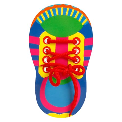 Aktivitätsspielzeug zum Einfädeln von Schnürsenkeln – Lehren von Spielzeug zum Schnüren von Schuhen, Schnürsenkel-Lernschuhe aus | Lernspielzeug zum Binden von Kinderschuhen mit Fädellöchern, Sch Aktivitätsspielzeug zum Einfädeln von Schnürsenkeln – Lehren von Spielzeug zum Schnüren von Schuhen, Schnürsenkel-Lernschuhe aus | Lernspielzeug zum Binden von Kinderschuhen mit Fädellöchern, Sch von Generic