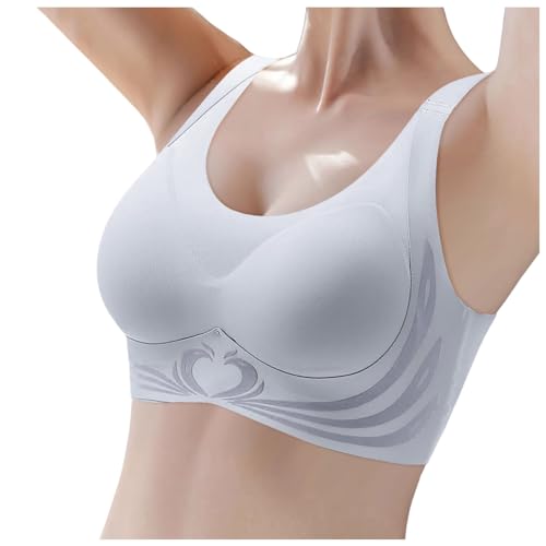 BH Damen Ohne Bügel Push UP BH Große Brüste Starker Halt Nahtloser BH Bustier Bequemer BH Bügellos Gepolstert Bralette Soft BH V-Ausschnitt T-Shirt Bra Seamless BH Damen Ohne Bügel Push UP BH Große Brüste Starker Halt Nahtloser BH Bustier Bequemer BH Bügellos Gepolstert Bralette Soft BH V-Ausschnitt T-Shirt Bra Seamless von Generic