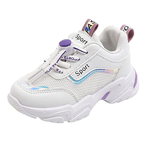 Baby Schuhe 68 Schuhe Mesh atmungsaktiv Säugling Mädchen weiche Baby Schuhe Baby Sportschuh (Purple, 23 Toddler) von Generic