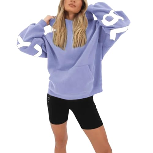 Backprint Hoodie Damen Mit Blakely Aufdruck Oversize Pullover Mit Kapuze Sweatshirt Baumwolle Freizeit Kapuzenpullover Langarm Oberteile Langarmshirt Tops Kuschelhoodies für Teenager Mädchen von Generic