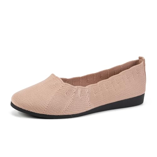 Ballerinas Damen Slip On Strick Schuhe Mittelalter Mokassins Sommerschuhe Gymnastikschuhe Sneaker Elegant Loafer Tanzschuhe Mesh Stoffschuhe Geschlossene Halbschuhe Ballerinas Damen Slip On Strick Schuhe Mittelalter Mokassins Sommerschuhe Gymnastikschuhe Sneaker Elegant Loafer Tanzschuhe Mesh Stoffschuhe Geschlossene Halbschuhe von Generic