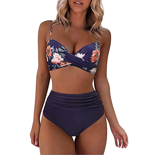 Bikini Damen Set Bandeau Bikini Set Bikini Slip Damen Neckholder Bikini Damen Set Bauchweg Tankini Trainingsshirt Herren Bikini-Set bedrucktes dreiteiliges Strandabnutzungs-heißes von Generic