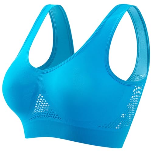 Generic Breathable Cool Liftup Air Bra, 2024 Neuer Großer Air-BH, Bequemer BH Atmungsaktiver und Bequemer Mesh-Sport-BH, Sport BH Damen Ohne Bügel Starker Halt für Damen Generic Breathable Cool Liftup Air Bra, 2024 Neuer Großer Air-BH, Bequemer BH Atmungsaktiver und Bequemer Mesh-Sport-BH, Sport BH Damen Ohne Bügel Starker Halt für Damen von Generic