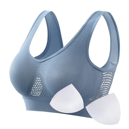 Breathable Cool Liftup Air BH, 2024 Neuer Großer Air-BH, Bequemer Atmungsaktiver Mesh-Sport-BH, Ohne Bügel Starker Halt für Damen Breathable Cool Liftup Air BH, 2024 Neuer Großer Air-BH, Bequemer Atmungsaktiver Mesh-Sport-BH, Ohne Bügel Starker Halt für Damen von Generic