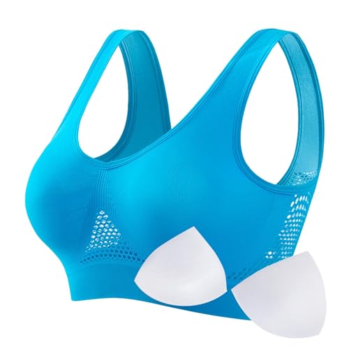Breathable Cool Liftup Air Bra, Damen Neuer Großer Air-BH, Bequemer BH Atmungsaktiver und Bequemer Mesh-Sport-BH, Sport BH Ohne Bügel Starker Halt für Damen Breathable Cool Liftup Air Bra, Damen Neuer Großer Air-BH, Bequemer BH Atmungsaktiver und Bequemer Mesh-Sport-BH, Sport BH Ohne Bügel Starker Halt für Damen von Generic