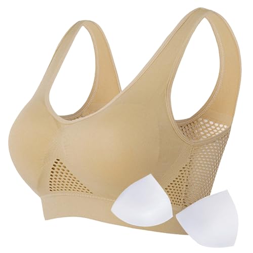 Breathable Cool Liftup Air Bra, Neuer Großer Air-BH, Bequemer BH Atmungsaktiver und Bequemer Mesh-Sport-BH, Sport BH Ohne Bügel Starker Halt für Damen Breathable Cool Liftup Air Bra, Neuer Großer Air-BH, Bequemer BH Atmungsaktiver und Bequemer Mesh-Sport-BH, Sport BH Ohne Bügel Starker Halt für Damen von Generic