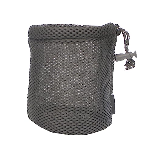 Camping Netztasche, Netz Beutel mit Kordelzug, Wasserbecher Beutel für Den Außenbereich, Ultraleicht, Gut Netztasche, Camping Küchengeschirr, S von Generic