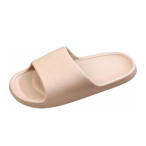 Cloud Sliders für Frauen und Männer Paar Weiche Rutschfeste Sohle Kissen Leichte Pantoffeln Open Toe Home Schuhe Geeignet für Innen- und Außenbereich Badezimmer Pool Dusche Strand 𝐒ommer (Khaki, 42) Cloud Sliders für Frauen und Männer Paar Weiche Rutschfeste Sohle Kissen Leichte Pantoffeln Open Toe Home Schuhe Geeignet für Innen- und Außenbereich Badezimmer Pool Dusche Strand 𝐒ommer (Khaki, 42) von Generic