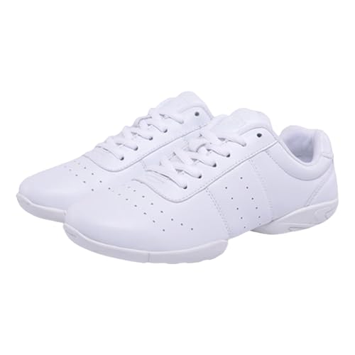 Damen Boots Sportlich Kleinkind Baby Mädchen Schuhe Turnschuhe Mesh Atmungsaktive Schuhe Weiche Sohlen Turnschuhe Schuhe Für Unisex 4 Bis 16 Kinder Sneaker Mädchen 32 (White, 37 Big Kids) von Generic