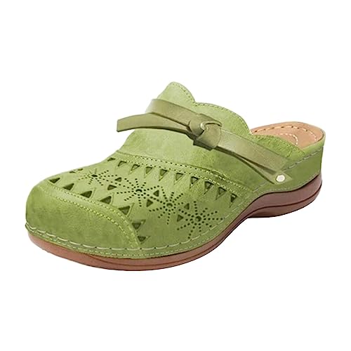 Damen Clogs Sommer Sandalen Orthopädische Hausschuhe Damen Atmungsaktiv Strand Schuhe Keilabsatz Schlupfsandalen Bequem Plateau Sandalen Gartenclogs Outdoor Pantoletten Gartenschuhe Damen Clogs Sommer Sandalen Orthopädische Hausschuhe Damen Atmungsaktiv Strand Schuhe Keilabsatz Schlupfsandalen Bequem Plateau Sandalen Gartenclogs Outdoor Pantoletten Gartenschuhe von Generic
