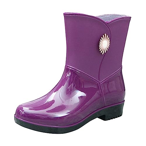 Damen Gummistiefel Halbhoch Lange Rain Boots rutschfeste Bequeme Rain Boots Bequeme Bequeme Gummistiefel für Gartenarbeit Landwirtschaft Angeln Spaziergang mit dem Hund Damen Gummistiefel Halbhoch Lange Rain Boots rutschfeste Bequeme Rain Boots Bequeme Bequeme Gummistiefel für Gartenarbeit Landwirtschaft Angeln Spaziergang mit dem Hund von Generic