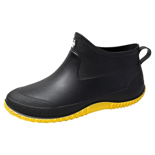 Damen Gummistiefel rutschfeste Lange Rain Boots Breite Füße Halbhoch Gummistiefel Lässig Bequeme Gartenstiefel für Regen, Schlamm und alle Jahreszeiten, praktisch, kurze Gartenschuhe Damen Gummistiefel rutschfeste Lange Rain Boots Breite Füße Halbhoch Gummistiefel Lässig Bequeme Gartenstiefel für Regen, Schlamm und alle Jahreszeiten, praktisch, kurze Gartenschuhe von Generic
