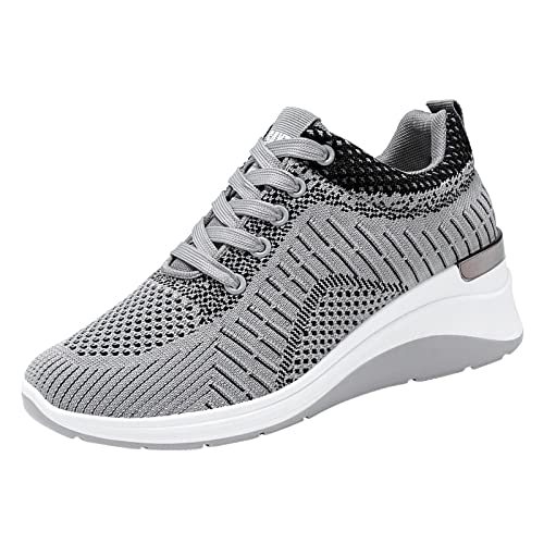 Damen Keilabsatz Sneaker Mode Keilsneaker Plateau Freizeitschuhe, Casual Schuhe für Alltagskleidung Ultraleichte Sneaker Damen Herren Schuhe 46 Schuhe+Breite+Füße Damen Keilabsatz Sneaker Mode Keilsneaker Plateau Freizeitschuhe, Casual Schuhe für Alltagskleidung Ultraleichte Sneaker Damen Herren Schuhe 46 Schuhe+Breite+Füße von Generic