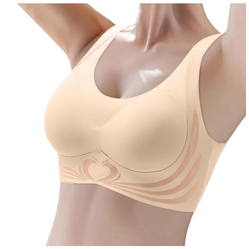 Damen Ohne Bügel Push Up Super Gather BH Wireless Seamless Sport Bügelloser Stütz BH Lifting Anti-Sagging Wireless Adjustable Keine Schlaffen Brüste Comfit BHS Nahtlos Unsichtbar BH Damen Ohne Bügel Push Up Super Gather BH Wireless Seamless Sport Bügelloser Stütz BH Lifting Anti-Sagging Wireless Adjustable Keine Schlaffen Brüste Comfit BHS Nahtlos Unsichtbar BH von Generic