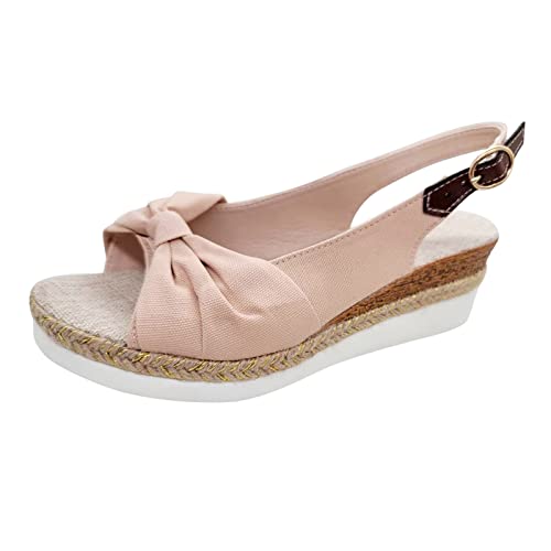 Damen Sandalen Bequem Sommer Offener Zehen Flache Sandaletten Bohemia Sandals Rutschfeste Atmungsaktive Mode Sommerschuhe Casual Ankle Elastic Flip Flops Geflochtene Damen Sandalen Bequem Sommer Offener Zehen Flache Sandaletten Bohemia Sandals Rutschfeste Atmungsaktive Mode Sommerschuhe Casual Ankle Elastic Flip Flops Geflochtene von Generic